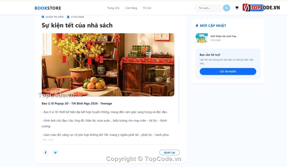 mới nhất,bán hàng,web bán sách